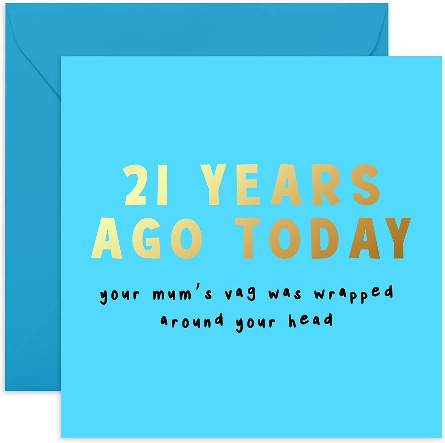 Central 23 - Funny 21st Birthday Card for Her - '21 Years Ago' - Funny 21st Birthday Cards for Him - Son Birthday Card - Daughter Birthday Card - Comes with Fun Stickers - Walmart.com